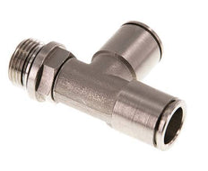 12mm x G3/8'' Right Angle Tee Push-in Fitting with Male Threads Brass NBR Rotatable