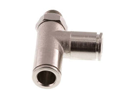 8mm x G1/8'' rechte hoek T-stuk Messing Insteekfitting Buitendraad Draaibaar FKM