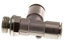 14mm x G1/2'' rechte hoek T-stuk Messing Insteekfitting Buitendraad Draaibaar FKM