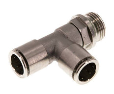 14mm x G1/2'' rechte hoek T-stuk Messing Insteekfitting Buitendraad Draaibaar FKM