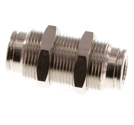 8mm Messing Insteekfitting Schotdoorvoer NBR
