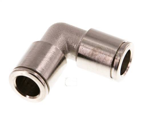 8mm 90 graden L-verbinding Messing Insteekfitting NBR [2 Stuks]