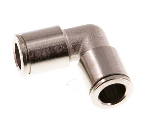 8mm 90 graden L-verbinding Messing Insteekfitting NBR [2 Stuks]