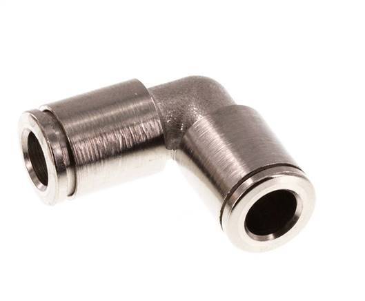 6mm 90 graden L-verbinding Messing Insteekfitting FKM [2 Stuks]