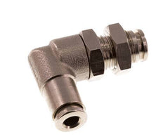 4mm 90 graden L-verbinding Messing Insteekfitting Schotdoorvoer NBR