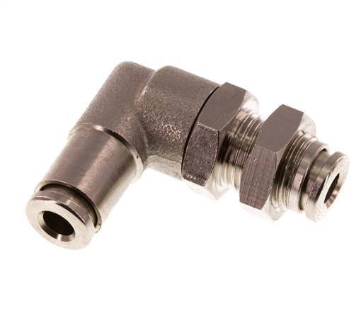 4mm 90 graden L-verbinding Messing Insteekfitting Schotdoorvoer NBR