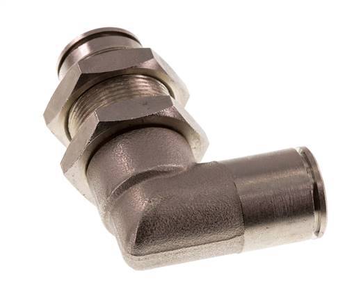 12mm 90 graden L-verbinding Messing Insteekfitting Schotdoorvoer NBR