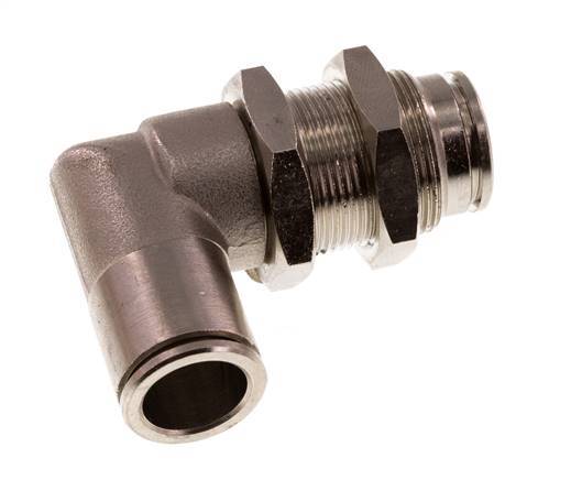 12mm 90 graden L-verbinding Messing Insteekfitting Schotdoorvoer NBR