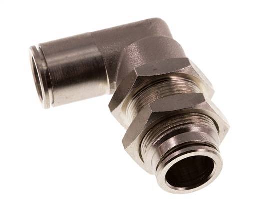 12mm 90 graden L-verbinding Messing Insteekfitting Schotdoorvoer NBR