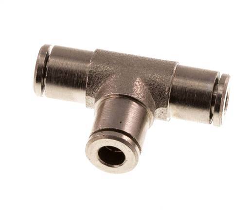3mm T-koppeling Messing Insteekfitting NBR