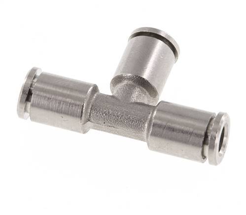 5mm T-koppeling Messing Insteekfitting NBR [2 Stuks]