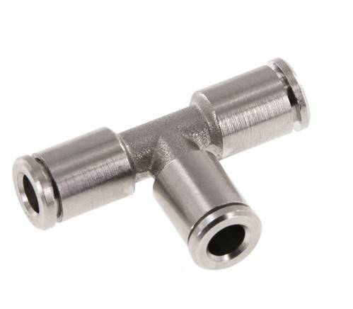 5mm T-koppeling Messing Insteekfitting NBR [2 Stuks]