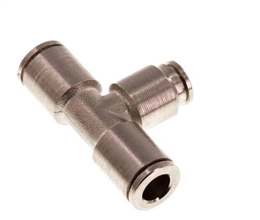 4mm x 6mm T-koppeling Messing Insteekfitting NBR