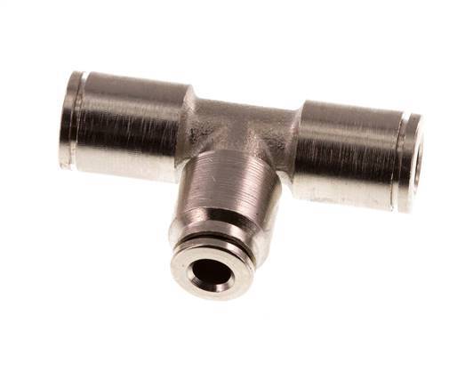 4mm x 6mm T-koppeling Messing Insteekfitting NBR