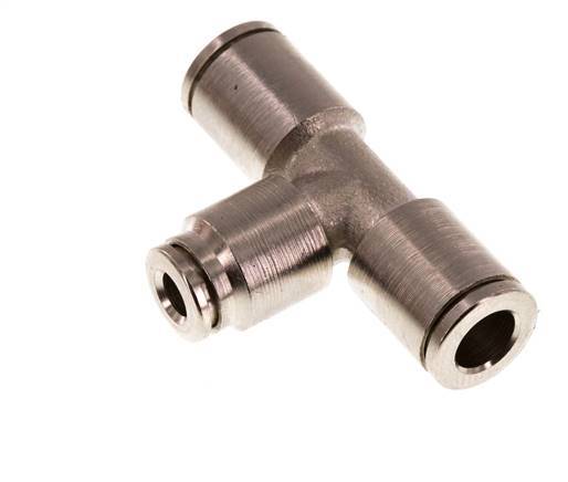 4mm x 6mm T-koppeling Messing Insteekfitting NBR