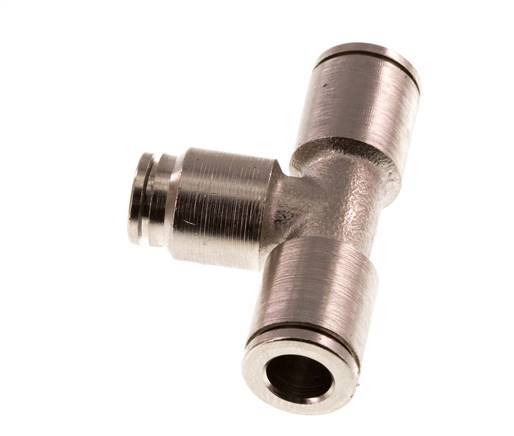 4mm x 6mm T-koppeling Messing Insteekfitting NBR