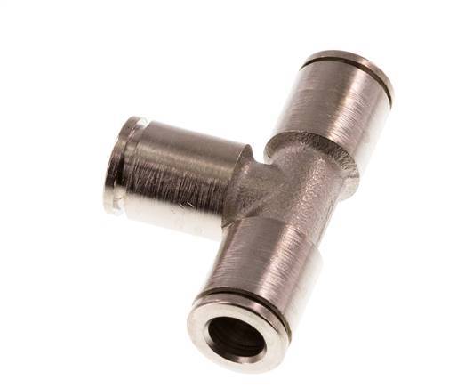 6mm T-koppeling Messing Insteekfitting NBR [2 Stuks]