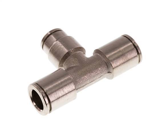 6mm x 8mm T-koppeling Messing Insteekfitting NBR