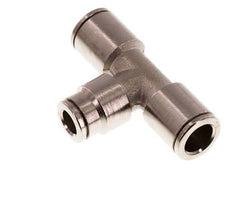 6mm x 8mm T-koppeling Messing Insteekfitting NBR