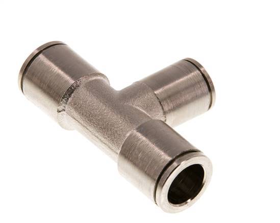 8mm x 10mm T-koppeling Messing Insteekfitting NBR
