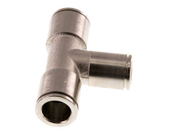 8mm x 10mm T-koppeling Messing Insteekfitting NBR