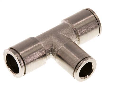 8mm x 10mm T-koppeling Messing Insteekfitting NBR