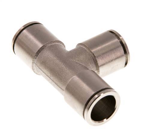12mm T-koppeling Messing Insteekfitting NBR
