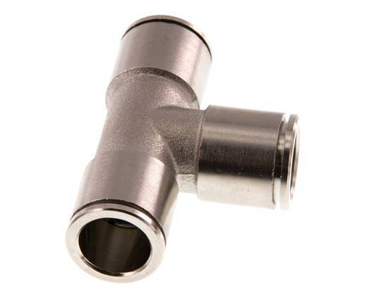 12mm T-koppeling Messing Insteekfitting NBR