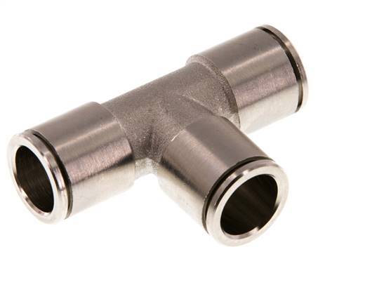 12mm T-koppeling Messing Insteekfitting NBR