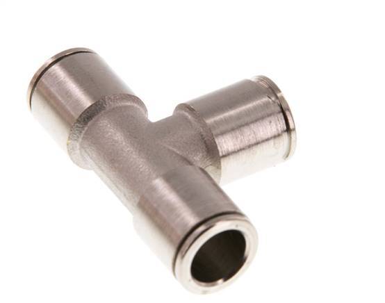 10mm T-koppeling Messing Insteekfitting FKM