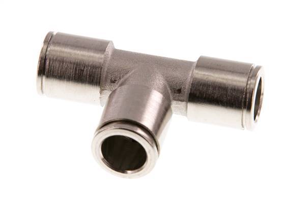 10mm T-koppeling Messing Insteekfitting FKM