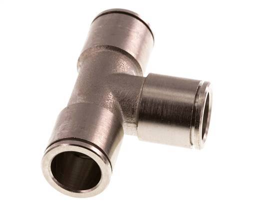 12mm T-koppeling Messing Insteekfitting FKM