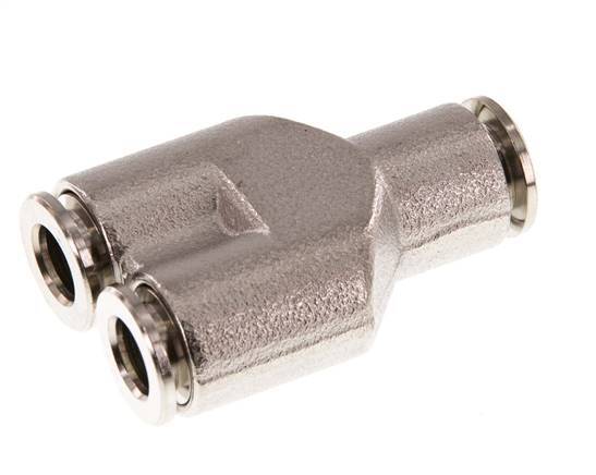 6mm Y-koppeling Messing Insteekfitting NBR