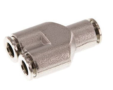 6mm Y-koppeling Messing Insteekfitting NBR
