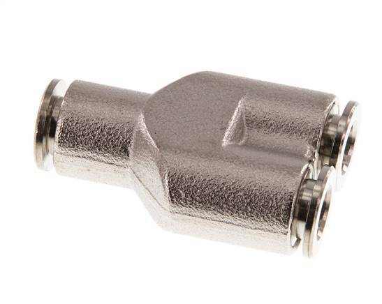 6mm Y-koppeling Messing Insteekfitting NBR
