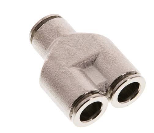 8mm Y-koppeling Messing Insteekfitting NBR