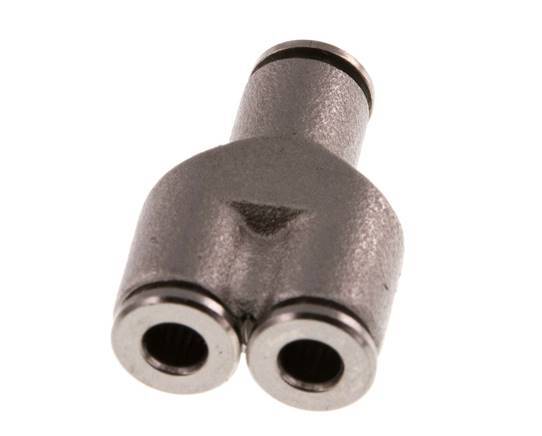 4mm Y-koppeling Messing Insteekfitting FKM