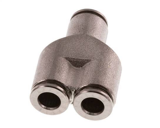 6mm Y-koppeling Messing Insteekfitting FKM