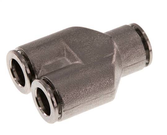 8mm Y-koppeling Messing Insteekfitting FKM