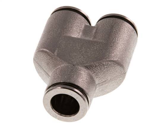 8mm Y-koppeling Messing Insteekfitting FKM