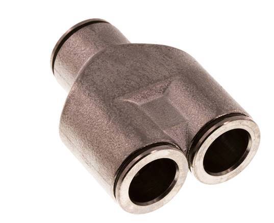 12mm Y-koppeling Messing Insteekfitting FKM