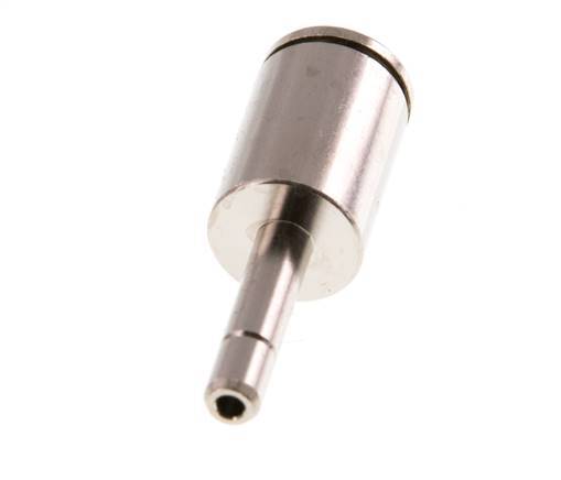 6mm x 4mm Messing Insteekfitting Plug NBR [2 Stuks]