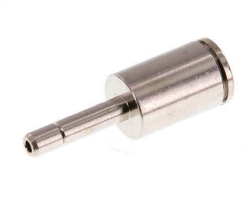 6mm x 4mm Messing Insteekfitting Plug NBR [2 Stuks]