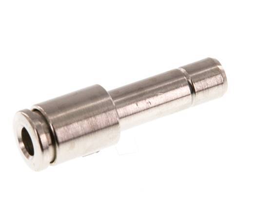 4mm x 6mm Push-in Fitting with Plug-in Brass NBR [5 Pieces]