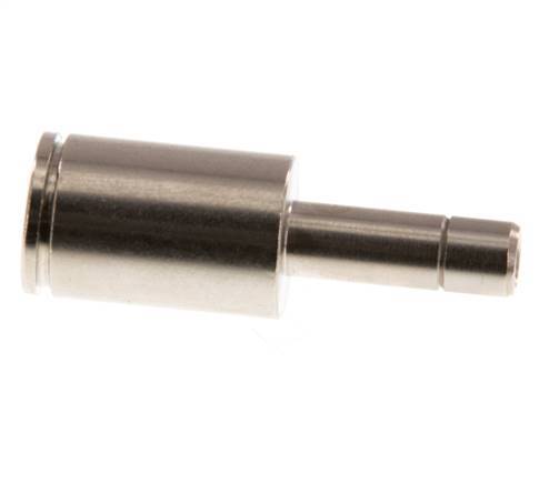 8mm x 6mm Messing Insteekfitting Plug NBR [2 Stuks]