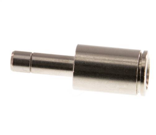 8mm x 6mm Messing Insteekfitting Plug NBR [2 Stuks]