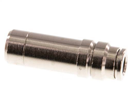 6mm x 12mm Messing Insteekfitting Plug NBR [2 Stuks]
