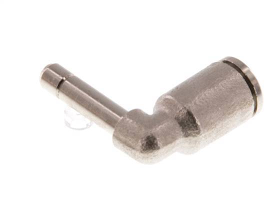 4mm x 4mm 90 graden L-verbinding Messing Insteekfitting Plug NBR [2 Stuks]