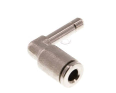 4mm x 4mm 90 graden L-verbinding Messing Insteekfitting Plug NBR [2 Stuks]