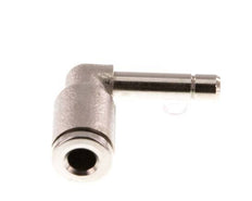 4mm x 4mm 90 graden L-verbinding Messing Insteekfitting Plug NBR [2 Stuks]